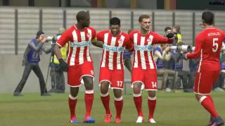 Pro Evolution Soccer 2017 PC - Hulk Amazing Trick Shot Goal! screenshot 3