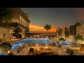 Chill out on late sunset  cozy apartment ambience with smooth piano jazz music to relax  sleep