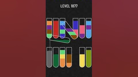 water sort puzzle - level 1077