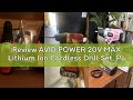 Review AVID POWER 20V MAX Lithium lon Cordless Drill Set, Power Drill Kit with Battery and Charger,