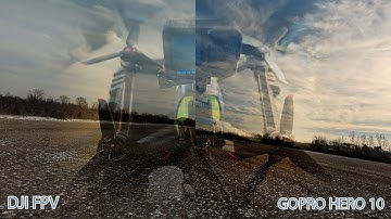 GOPRO HERO 10 COMPARISON DJI FPV ROCKSTEADY