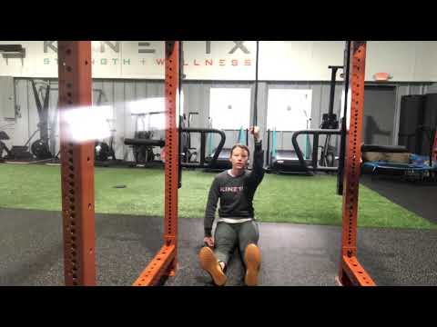 Seated Single Arm Band Lat Pulldown