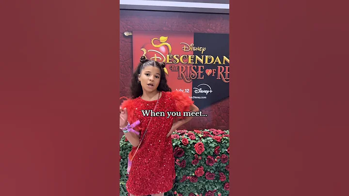 Double the fun with @kyliecantrall from Descendants: The Rise of Red. #descendants #twinning