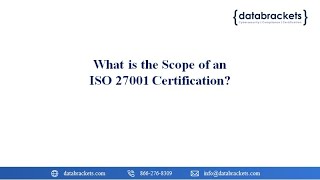 What is the Scope of an ISO 27001 Certification
