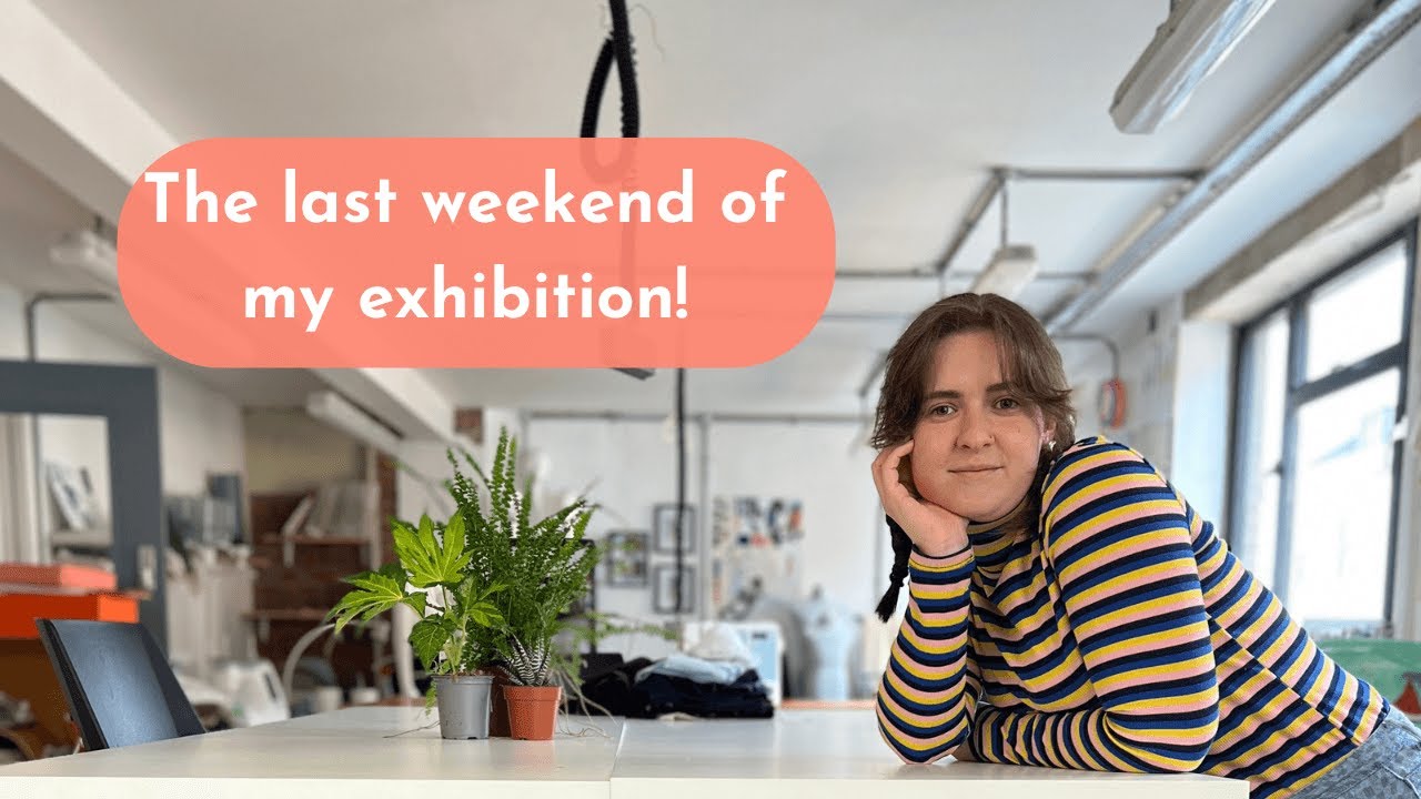 STUDIO VLOG // A Week In My Life As A Textile Artist // Exhibitions and ...