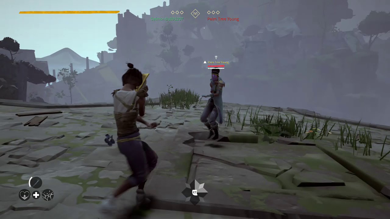Absolver - Salmon vs Palm Tree Young - "I see your next move"