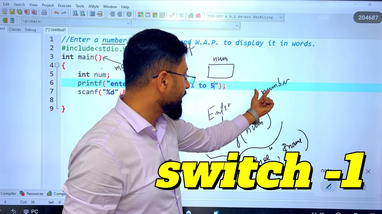 Switch in C programming - YouTube