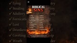 *Biblical Sins: What the Bible Calls Sin*#godsword #holiness #biblicalteaching #gospelmessage