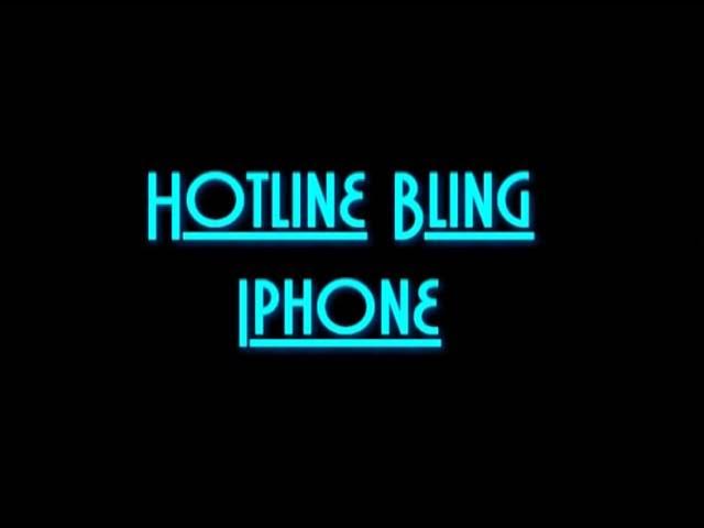 Hotline Bling  Iphone RINGTONE remix