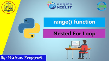 #python #19 Range () Function in python and Nested For Loop in python | in Hindi by-Mithun Prajapati