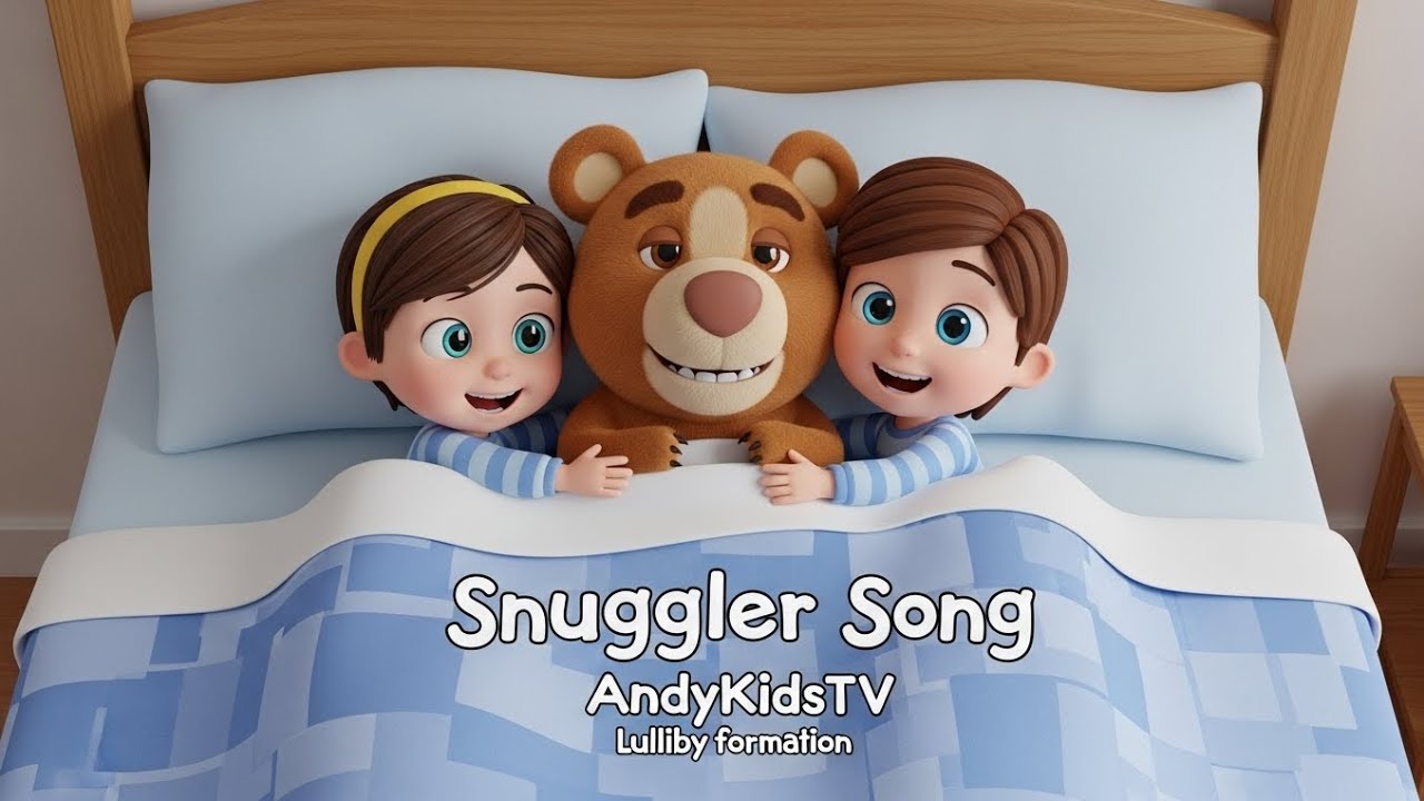 Snuggle Song for Toddlers | Cozy Bedtime Lullaby | 3D Cartoon 