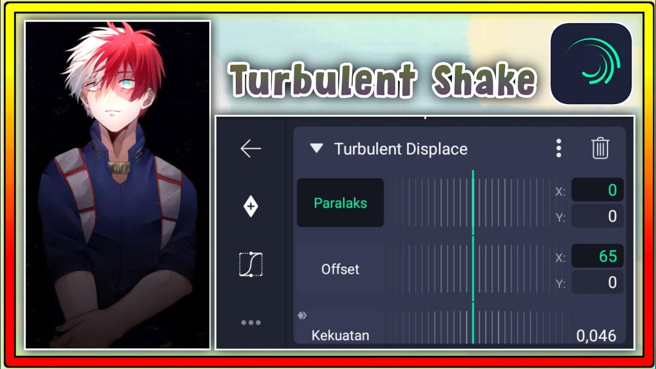 Turbulent Displace Shake | Alight Motion Tutorial - YouTube