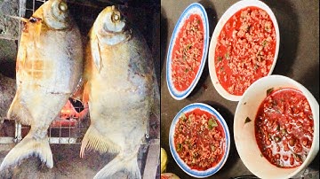 Tiết Canh Thỏ.Cá Nướng Than Củi Món ngon khó cưỡng