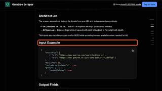 Gumtree Scraper — Apify Actor Walkthrough