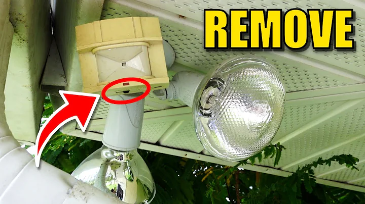How to REMOVE old Flood Light