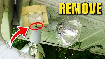 How to REMOVE old Flood Light