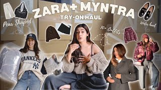 30+ Outfits, Honest Reviews+ Try Ons & Styling| ZARA + MYNTRA 2026 Collection ❄️🛍️ screenshot 1