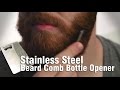 Hot! Credit card beard comb bottle opener カード型栓抜き 鬍鬚梳開瓶器