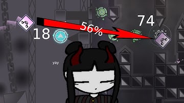 (FIRST DEMON) [LIST] RUST 18%-74% / Geometry Dash