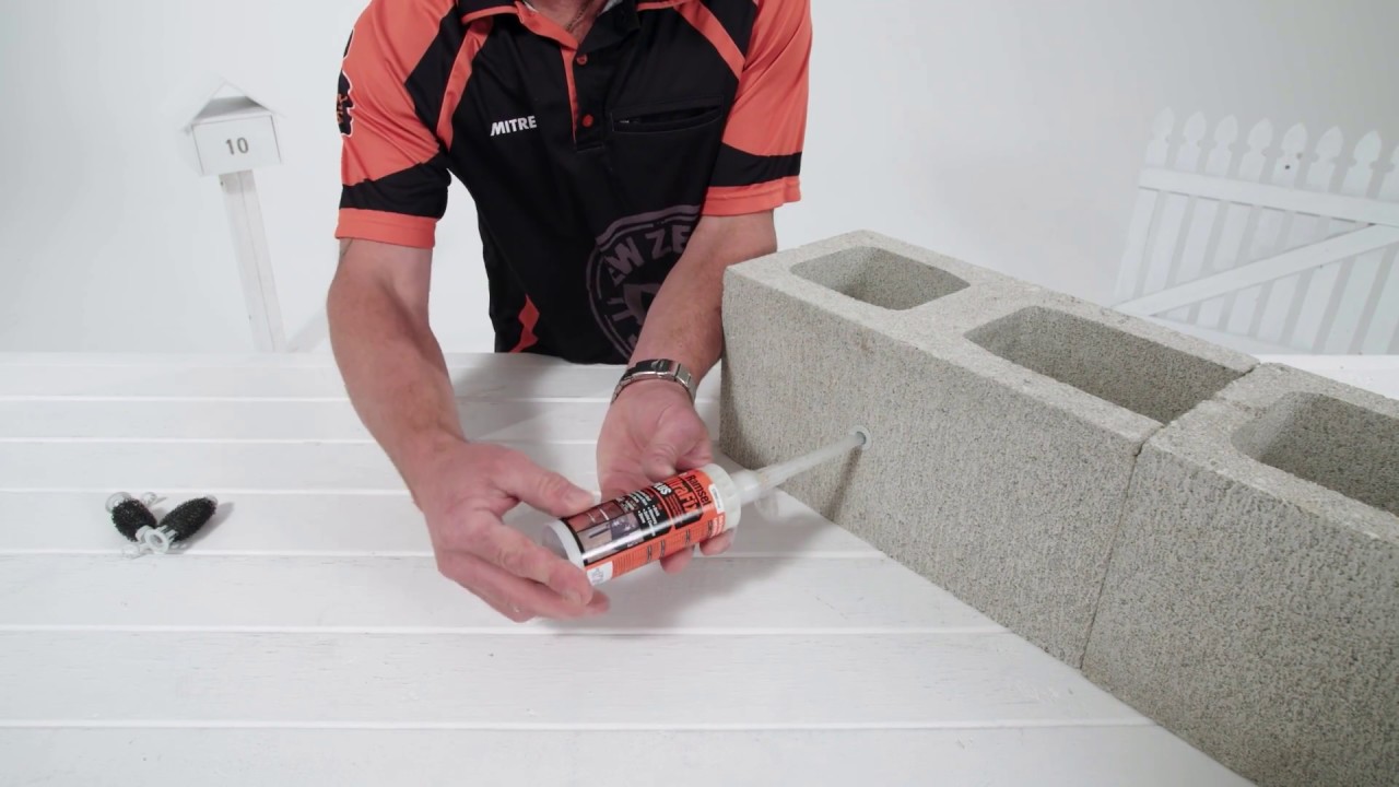 About Ramset Ultra Fix Masonry Anchor Adhesive Mitre 10 YouTube