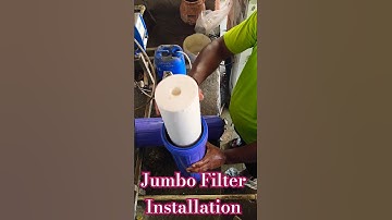 #jumbofilter changing#20inch jumbo filter#spun Filter replace#500lph ro plant