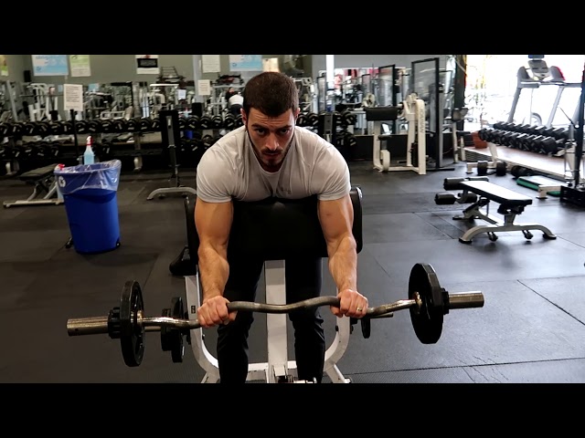 Prone Incline Dumbbell Pronated Spider Curls