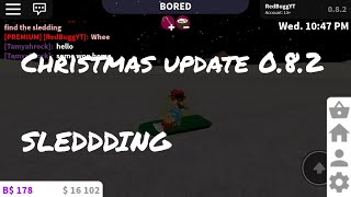 BLOXBURG CHRISTMAS UPDATE 0.8.2