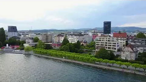 Zug (Switzerland) at the lake of Zug