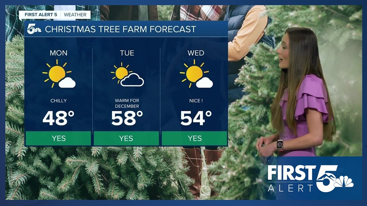Calmer weather pattern to kick off the work week - YouTube