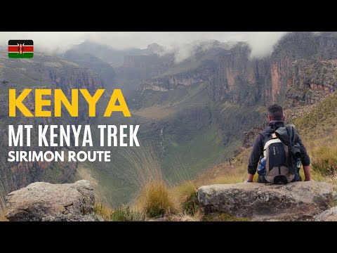 🇰🇪 MT KENYA Trek - POINT LENANA 4985 m - Chogoria Sirimon Route