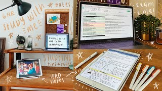 Study w/ Me: Exam Cram, Active Recall, iPad Studying, & Note-Taking