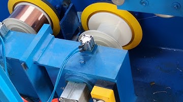 #17DWT Intermediate fine copper wire drawing machine with annealer Bobbin change 2