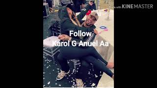 KarolG, Anuel AA - Follow (Letra/Lyrics)