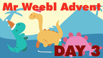 Christmas Dinosaurs : Advent Calendar Day 3 : 2014