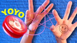 Learning COOL TRICKS with a YOYO! (YOYO FOR BEGINNERS)