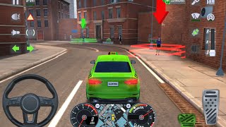City Taxi Sim 3D - Realistic Car Driving Games Android iOS Gameplay #66 screenshot 3