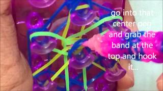 Tutorial: Loom bands Starburst Ring