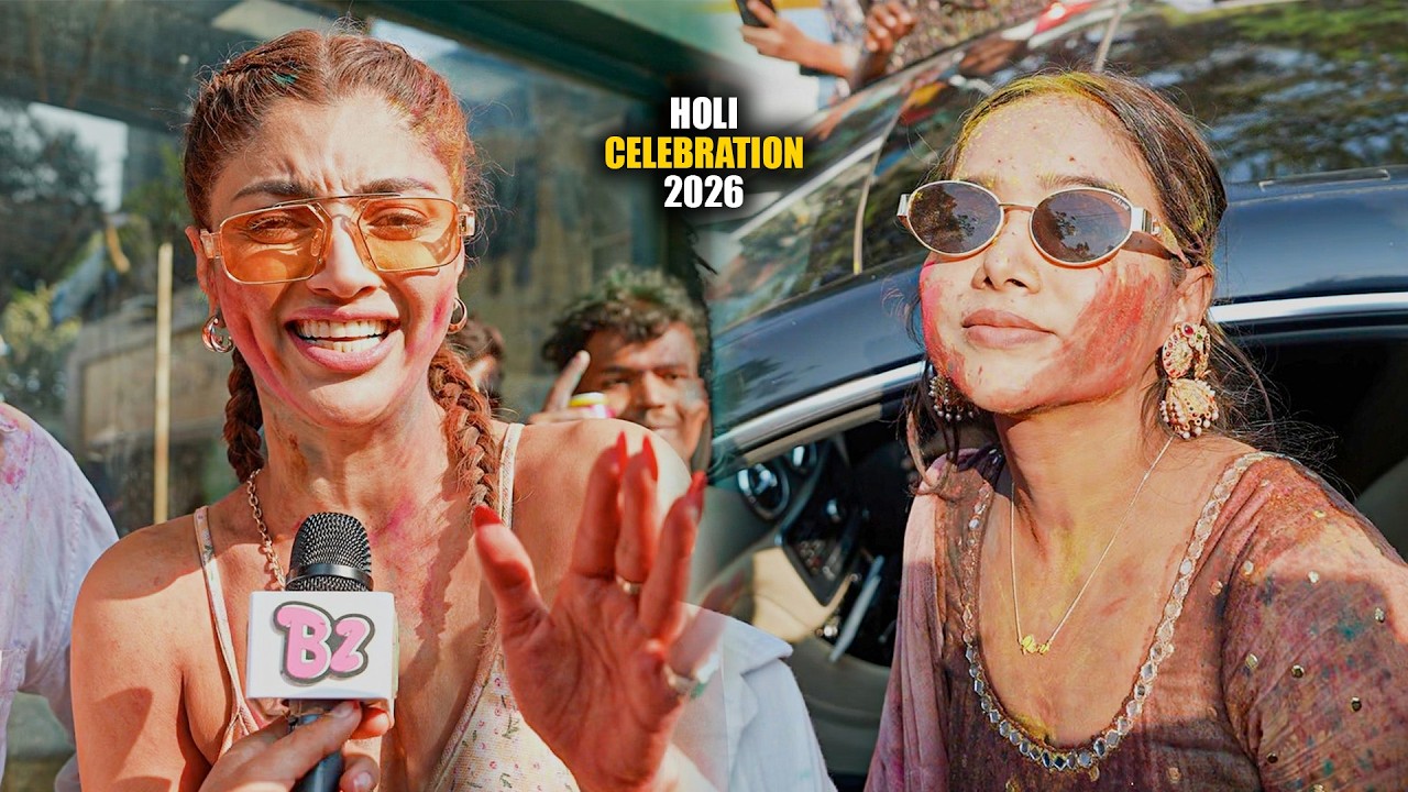 Akanksha Puri & Manisha Rani Exit from Holi Bash — Akanksha Reacts to Media 🎤✨