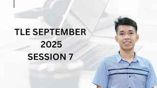 TLE NEW T.O.S September 2025 Session 7 Electrical/ Electronics