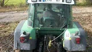 Semi Avec Fendt 413 Kockerling Et Renault Ares 826Rz A Mackenheim