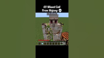 69 Missed Call From Mojang #minecraft #mojang #shorts