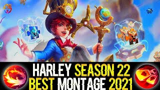 HARLEY BEST HIGHLIGHTS MONTAGE S22 || 1 COMBO AUTO DELETION || MOBILE LEGENDS BANG BANG