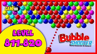 Bubble shooter Gameplay | Levels 811-820 screenshot 2