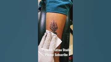 HOW TO MAKE TATTOO | TRISHUL TATTOO | SHIVA |