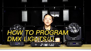 How to Program DMX Lights by 256A Console (Simple Tutorial) Lesson 1