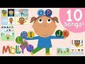 Miss molly songs 1 alphabet counting colors numbers opposites  the alphabet kids