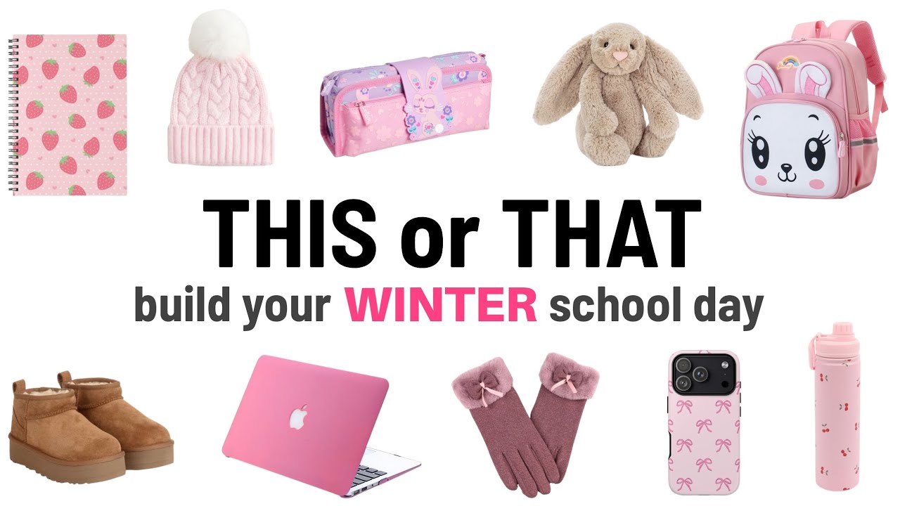 THIS or THAT! Build Your Dream Winter School Day 📚🎒❄️ | Pick Your Favorite!