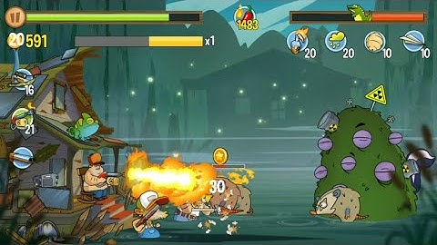 Swamp Attack Episode 6 Boss fight Hard Boss fight! All boss