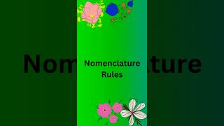 52nd day of yt shorts 🩺🧿 Nomenclature Rules subscribe for more #neet #shorts #motivational