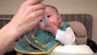 Blake Eating Pureed Apple